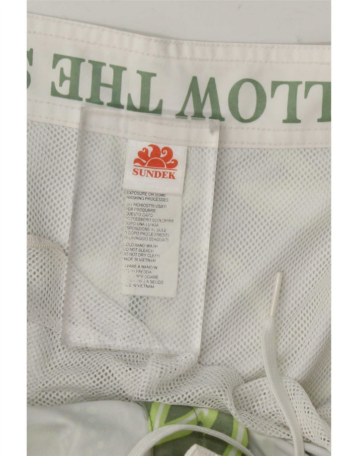 Sundek Bañador Hombre Poliéster Floral Verde Grande