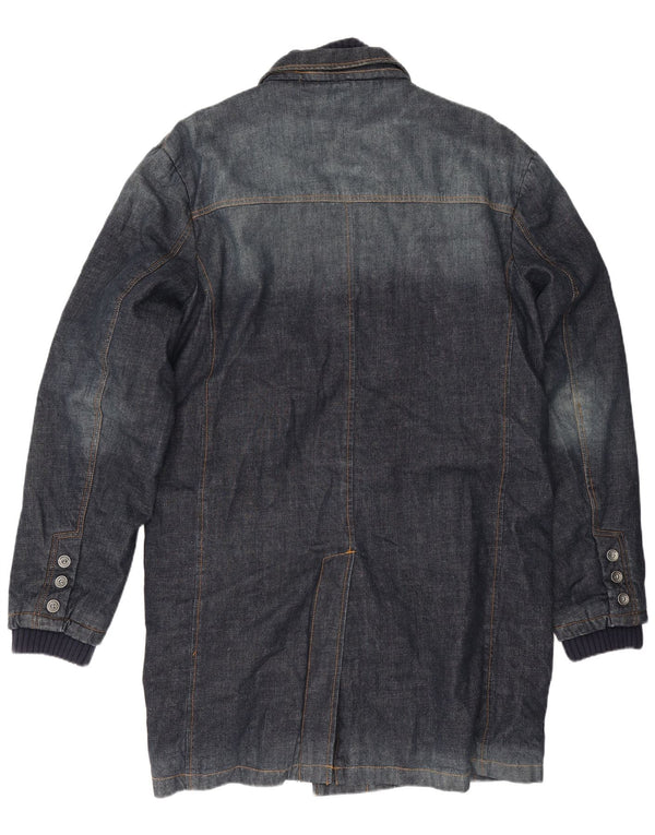 Jack & Jones Abrigo vaquero para hombre UK 44 2XL Algodón azul marino