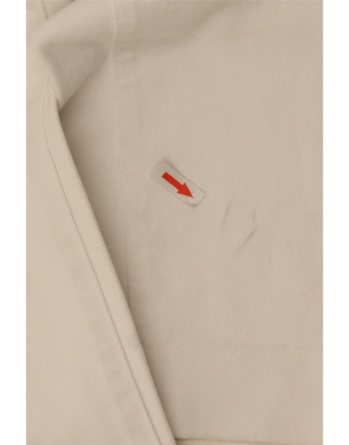 Jeans Rectos Vintage Mujer W30 L29 Blanco
