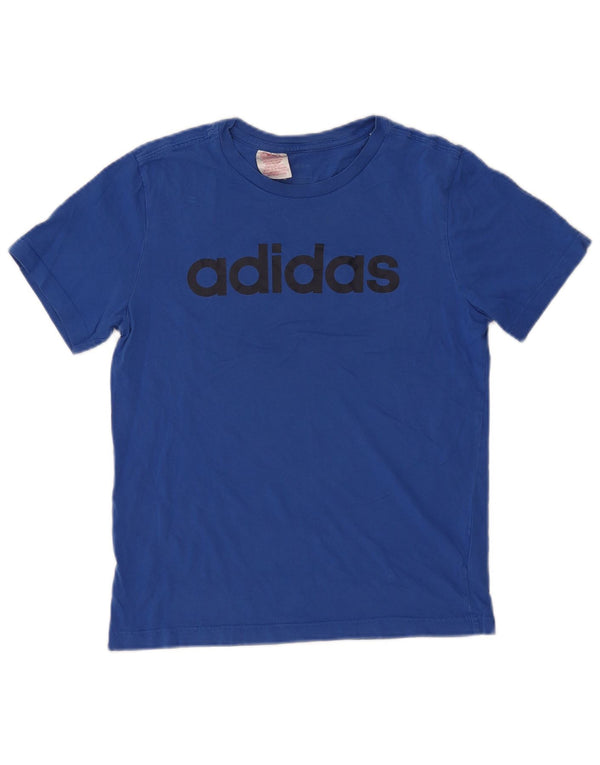 ADIDAS Camiseta gráfica para niños 12-13 años Grande Azul Algodón