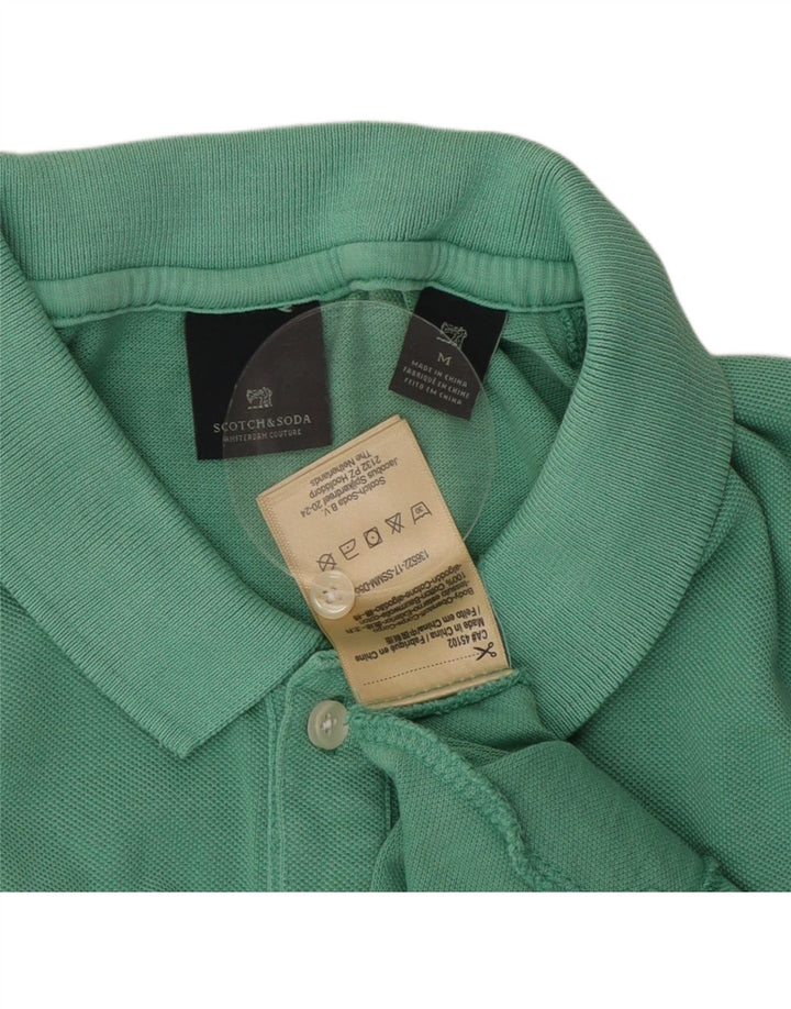 SCOTCH & SODA Polo Amsterdam Couture Hombre Algodón Verde Medio