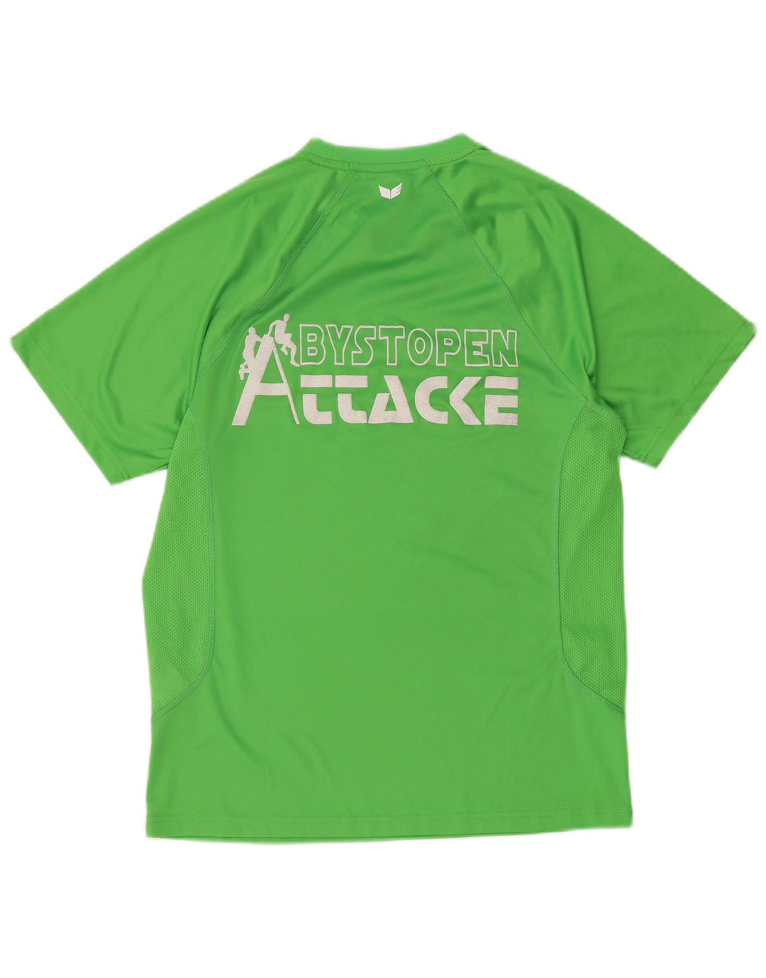 Erima Hombre Camiseta Gráfica Top Poliéster Verde Medio