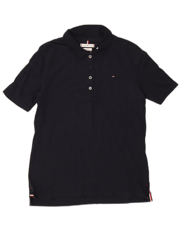 Tommy Hilfiger Polo de ajuste regular para mujer UK 40 Algodón azul marino mediano