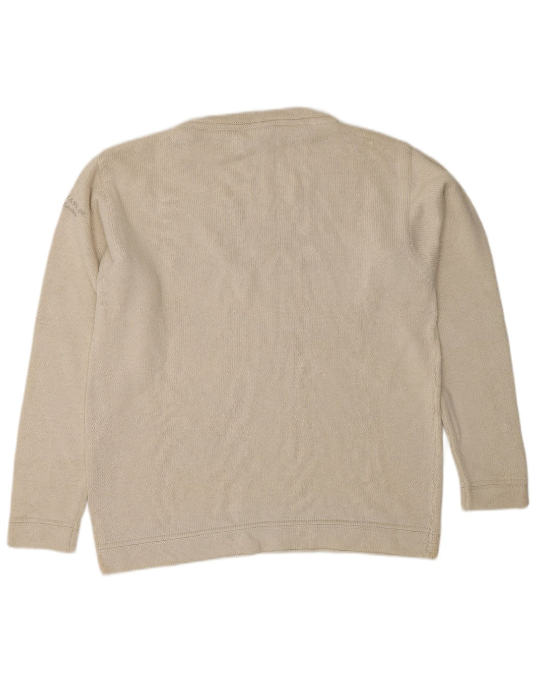 Murphy & Nye Mens Sailmakers Barco Cuello Jersey Suéter Pequeño Blanco Roto