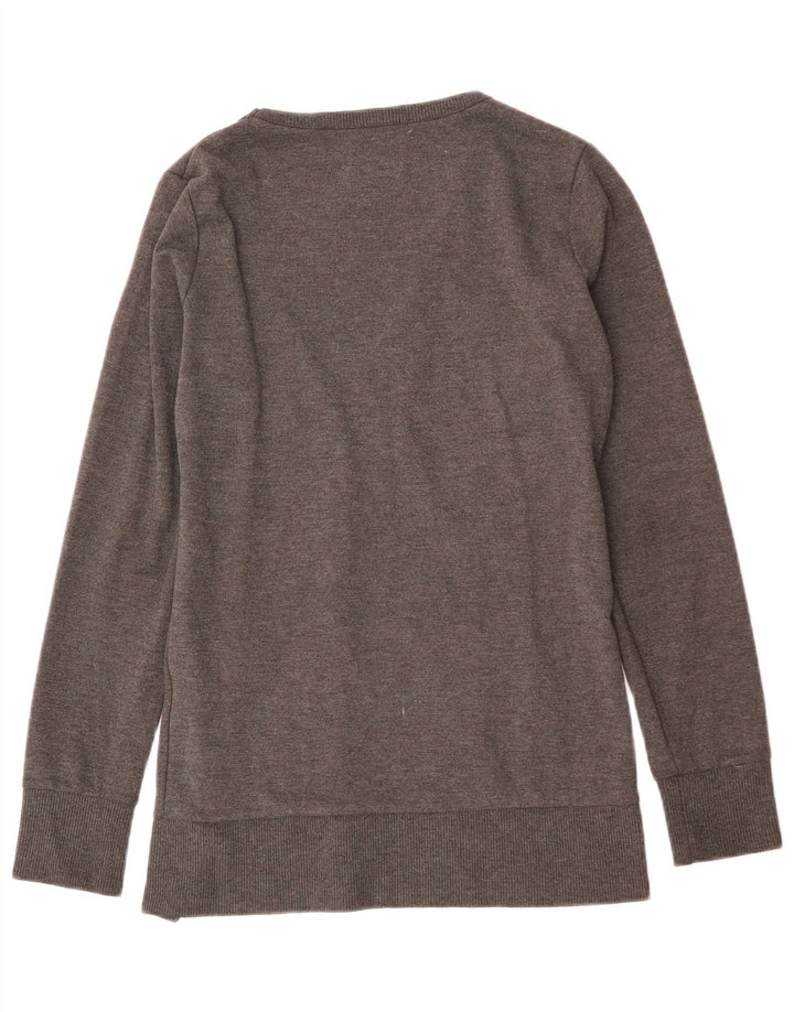 TIMBERLAND Suéter tipo cárdigan para mujer Reino Unido 10 Pequeño Gris