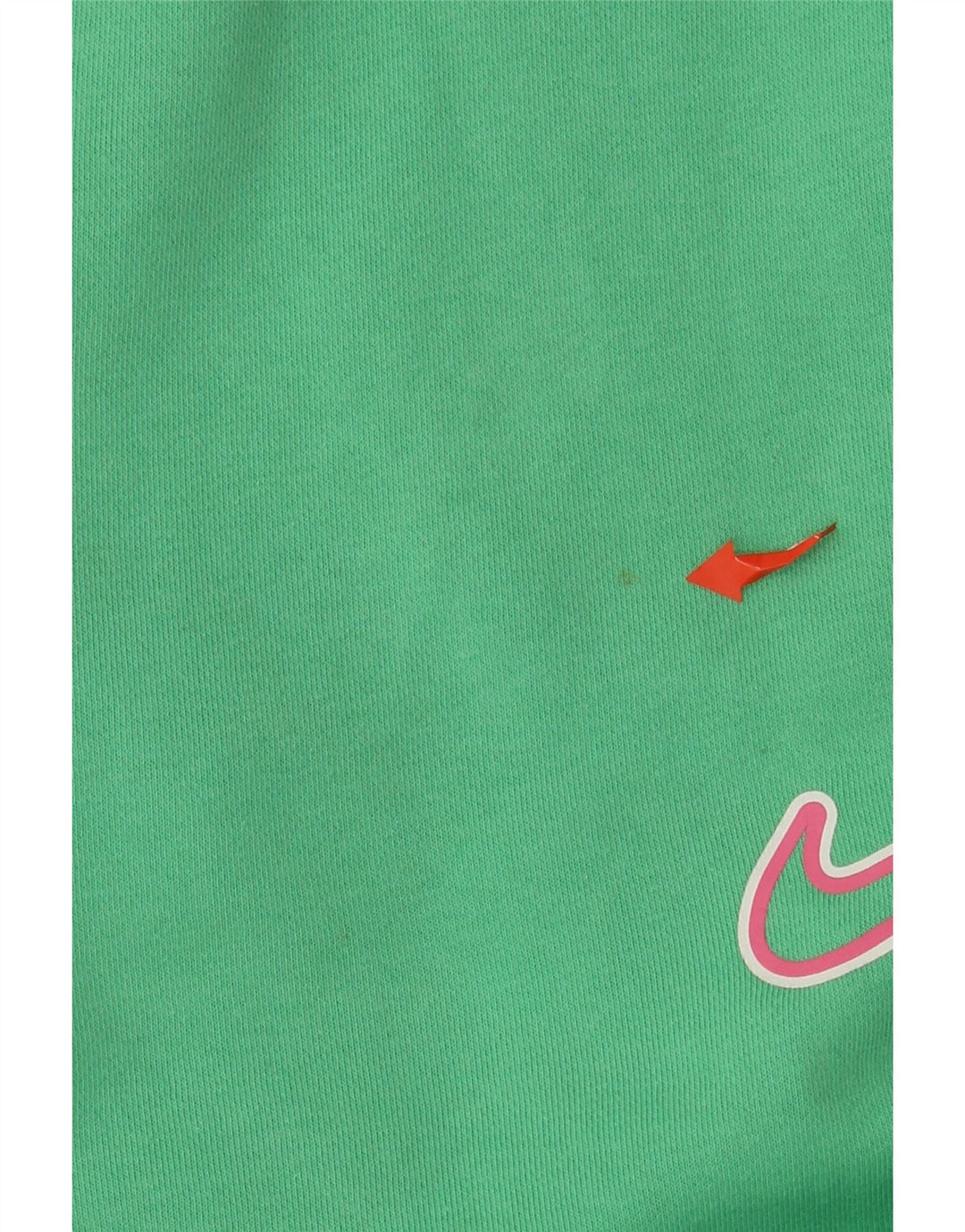 NIKE Mujer Graphic Chándal Pantalones Joggers UK 10 Small Verde Algodón