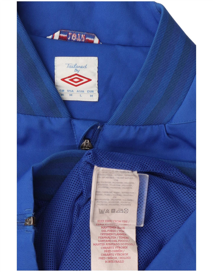 Umbro Mens Rangers Graphic Chándal Top Chaqueta Poliéster Azul Medio