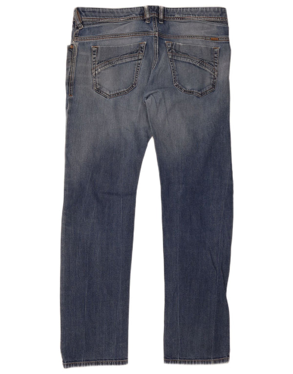Diesel Hombre Lakop Regular Slim Tapered Jeans W34 L32 Algodón Azul
