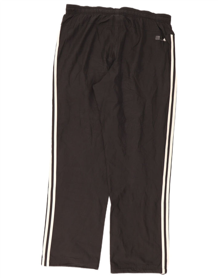 Adidas Pantalones de chándal para hombre UK 40/42 Medium Negro Poliéster