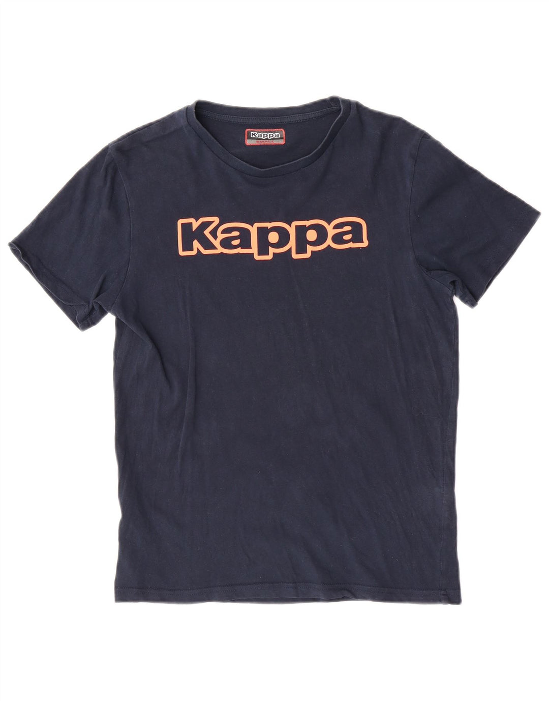 Kappa Hombre Camiseta Gráfica Top Small Azul Marino Algodón