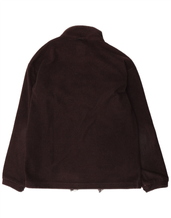 Jack Wolfskin Chaqueta polar con forro para hombre UK 36/38 Small Negro Poliéster