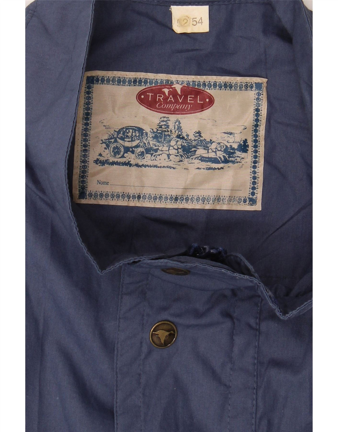 VINTAGE Mens Utility Jacket IT 52/54 XL Blue Polyester Vintage Vintage and Second-Hand Vintage from Messina Hembry 