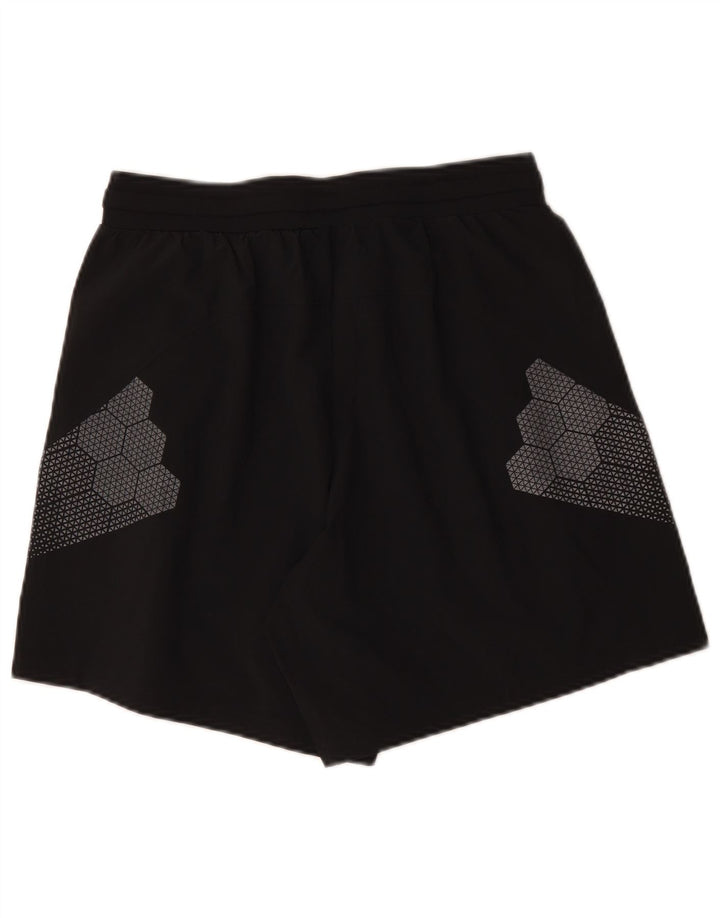 Under Armour Pantalones cortos deportivos con gráficos para hombre Poliéster negro mediano