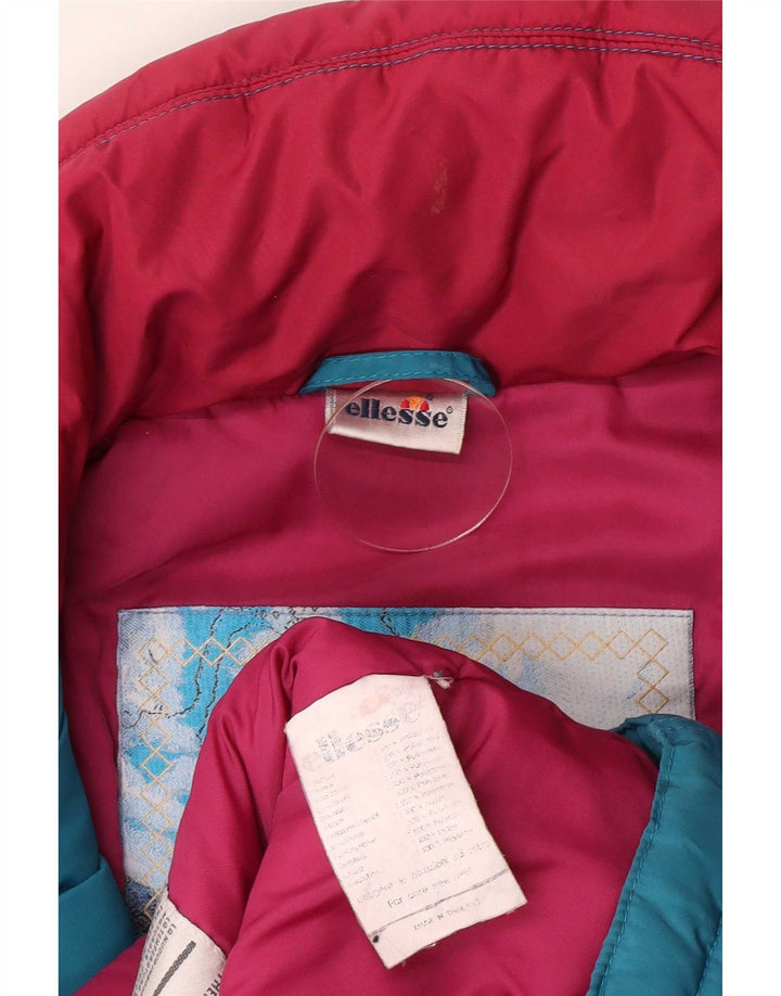 Ellesse Chaqueta acolchada con capucha para hombre UK 42 XL Poliéster azul