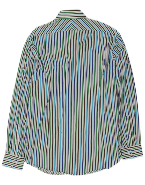 Tommy Hilfiger Camisa ajustada para hombre Talla 39 15 1/2 Mediana Multicolor