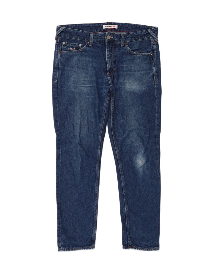Tommy Hilfiger Vaqueros ajustados para hombre W32 L30 Algodón azul