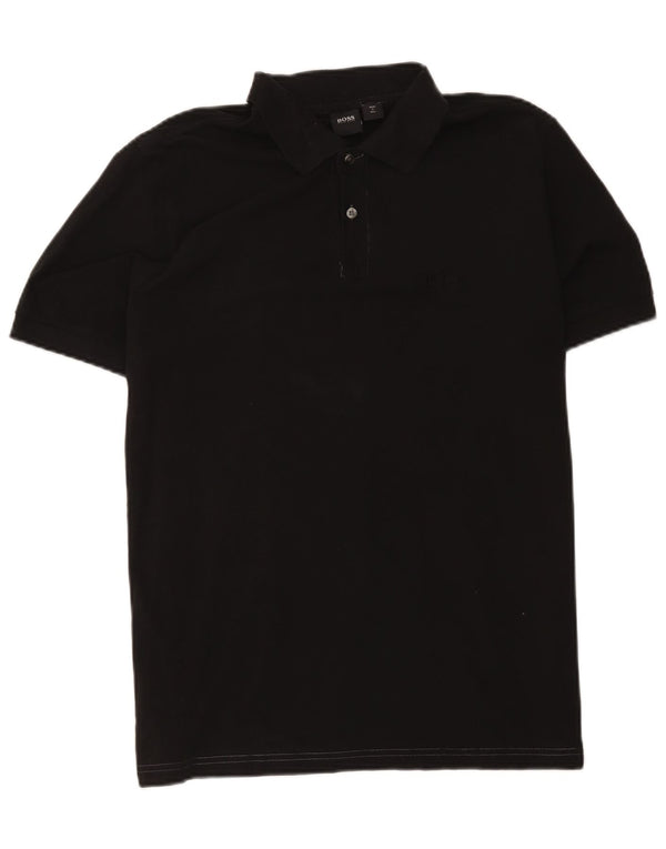 Hugo Boss - Polo para hombre, talla grande, color negro