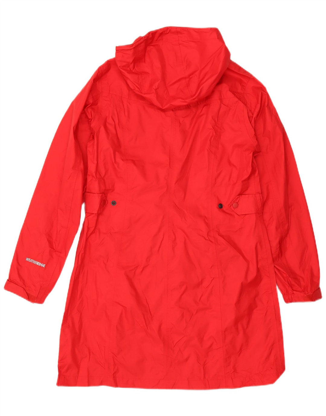 Eddie Bauer Chubasquero con capucha para mujer UK 40 Medium Red Nylon