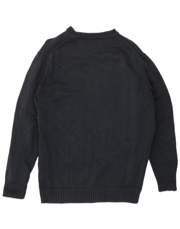 Zara Hombre Jersey Cuello Redondo Jersey XL Negro