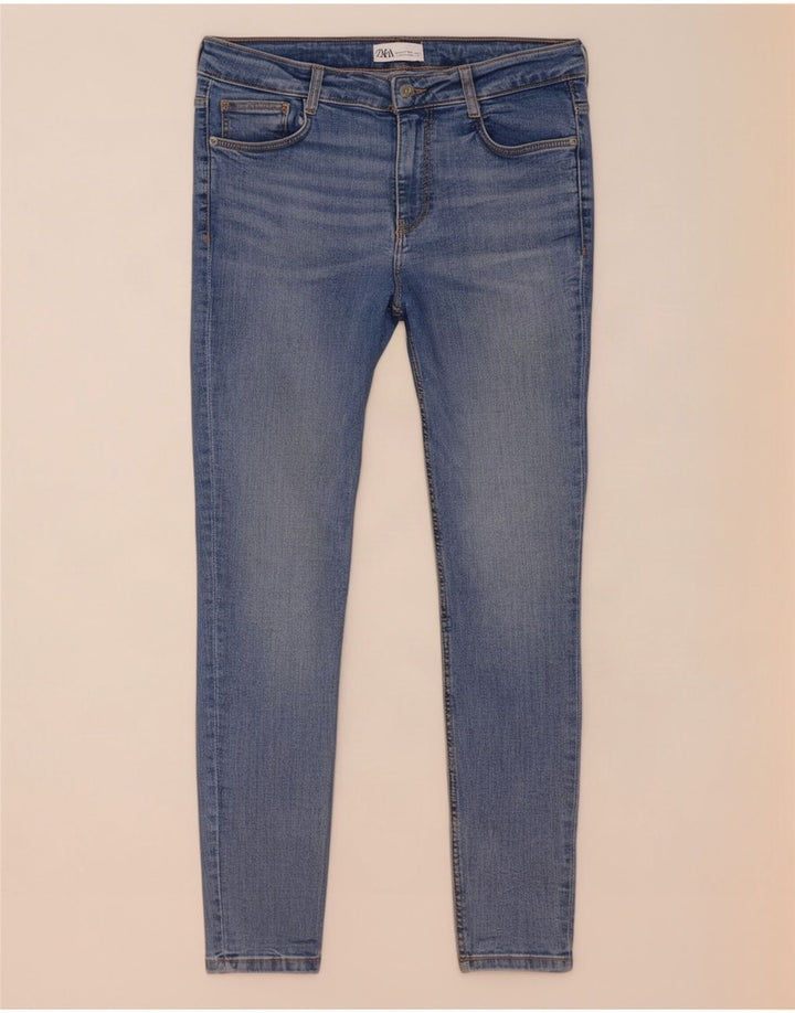 Zara Vaqueros Pitillo Mujer EU 40 Mediano W30 L29 Azul