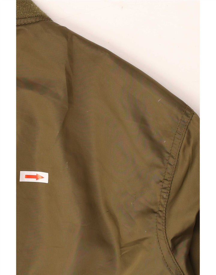 Gap Chaqueta Bomber para Mujer UK 40 Poliéster Caqui Mediano