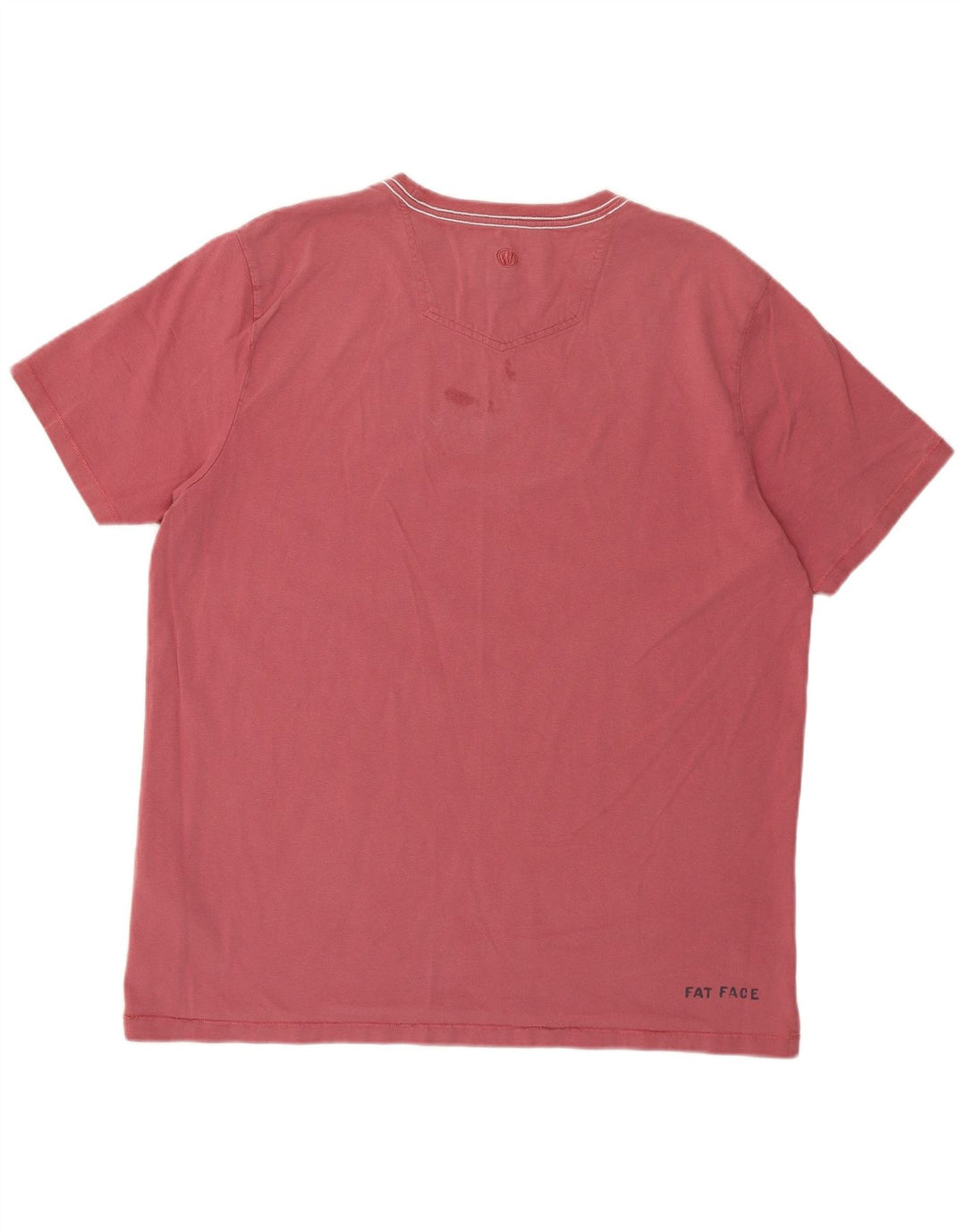Camiseta gráfica para hombre Fat Face Top grande de algodón rojo