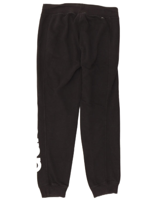 Adidas Mujer Graphic Chándal Pantalones Joggers UK 12/14 Mediano Negro