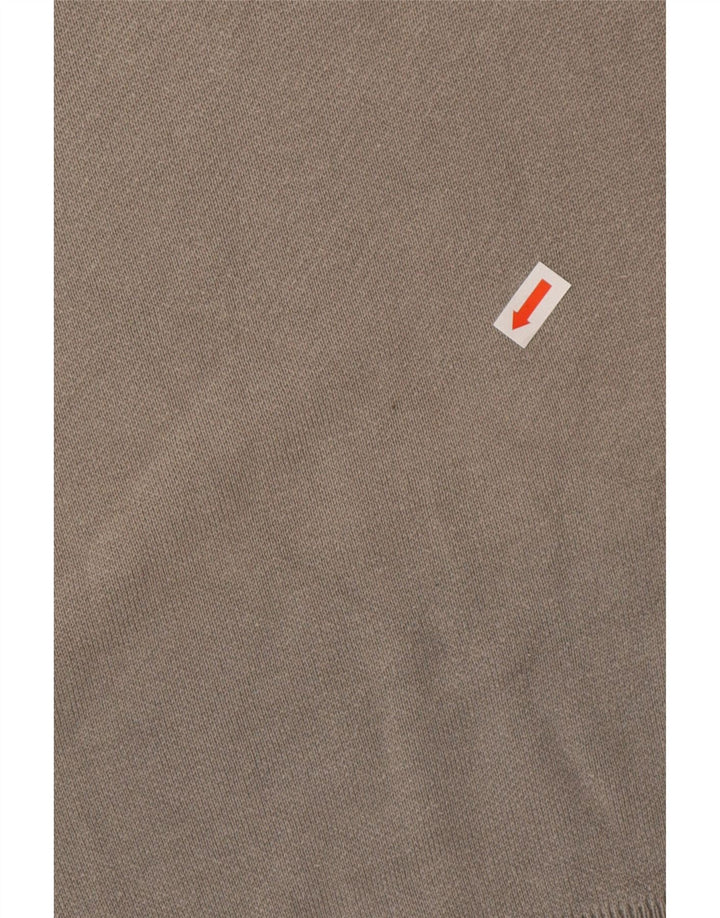 Marks & Spencer Jersey de manga corta con cuello tipo polo para hombre, talla pequeña, gris
