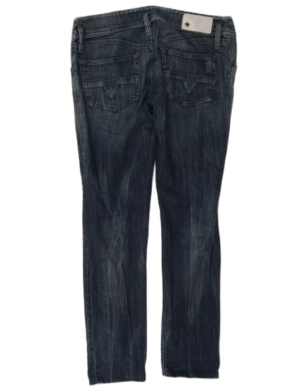 Diesel Mujer Matic Slim Tapered Jeans W27 L29 Algodón Azul