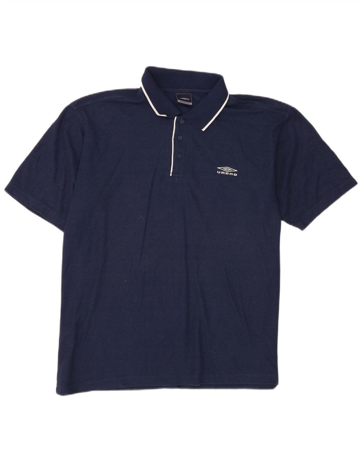 Polo Umbro Hombre Grande Poliéster Azul Marino