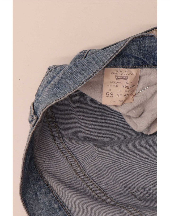 Carrera Jeans Rectos Para Hombre W40 L34 Algodón Azul