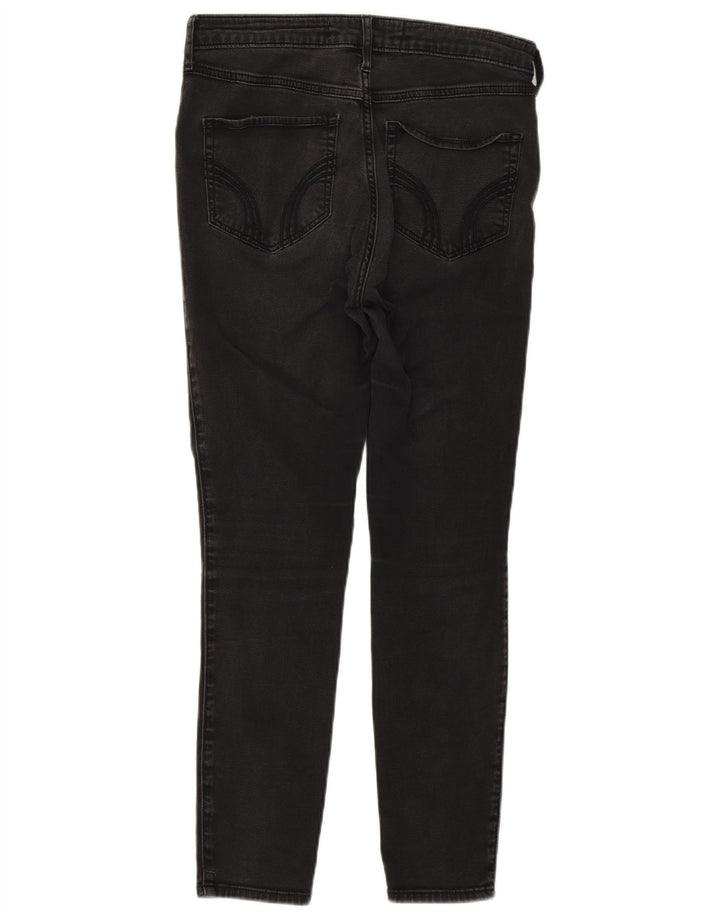 HOLLISTER Legging para mujer, pantalones vaqueros de talle alto, US 7 Medium W28 L27, algodón negro