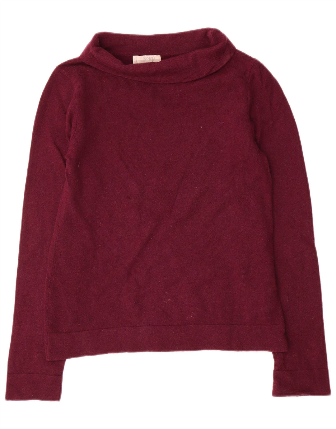 Hobbs Suéter de cuello vuelto para mujer UK 10 Small Lana púrpura