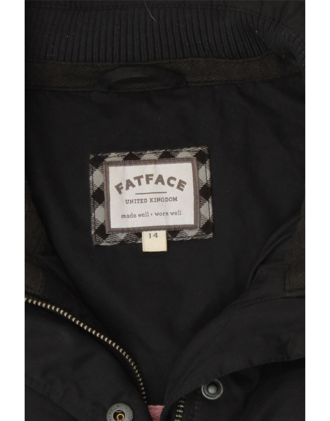 Chaleco acolchado para mujer Fat Face UK 44 Grande Poliéster negro