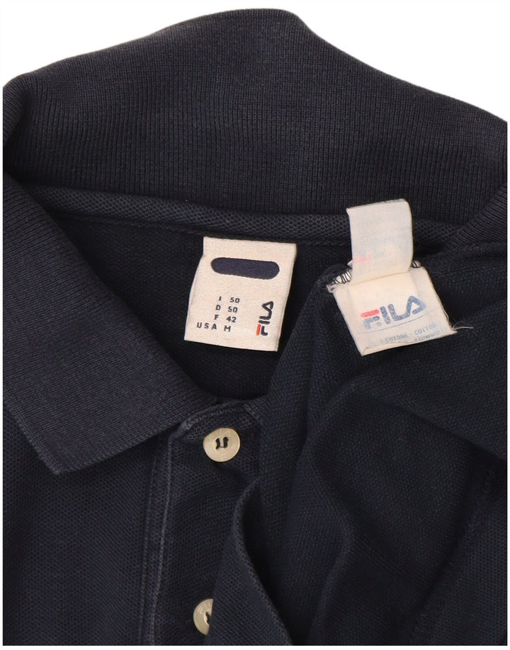 Fila Polo Hombre Algodón Azul Marino Mediano
