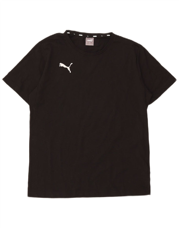 Puma - Camiseta para hombre, talla grande, algodón negro