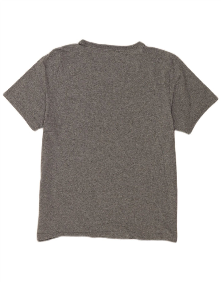 Puma - Camiseta gráfica para hombre, talla grande, algodón gris