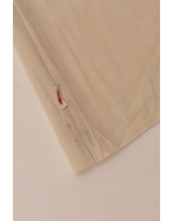 Zara Mujer Minifalda De Ante XS W24 Beige