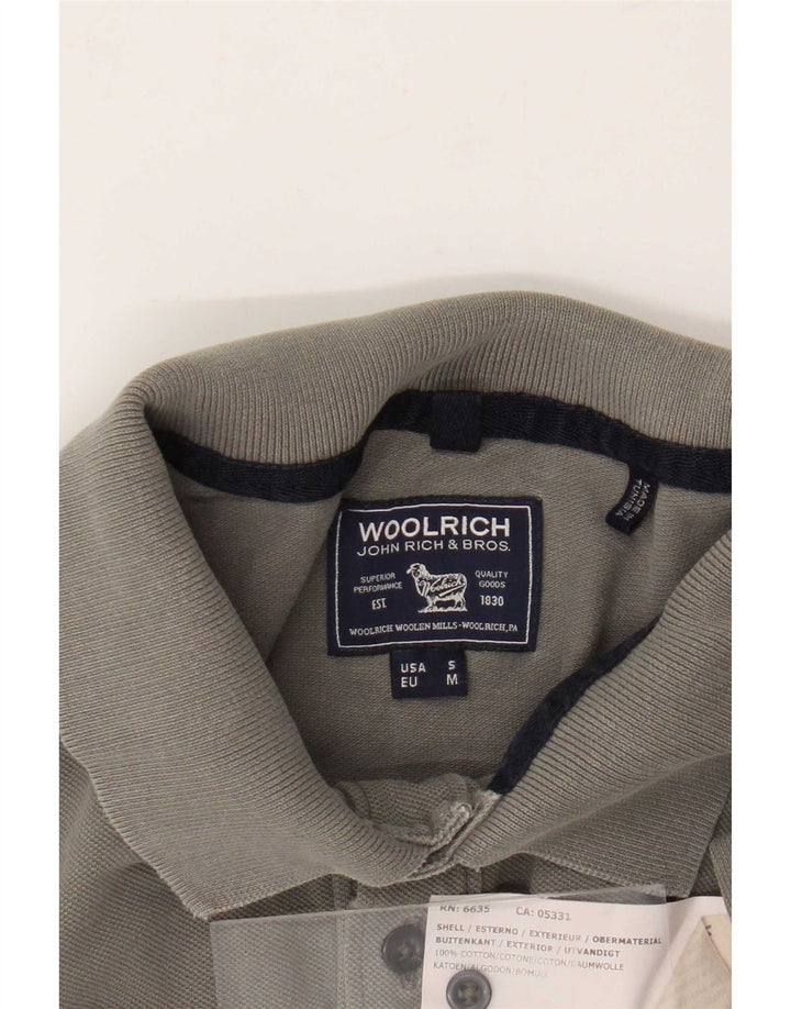 Woolrich Polo Hombre Pequeño Algodón Gris
