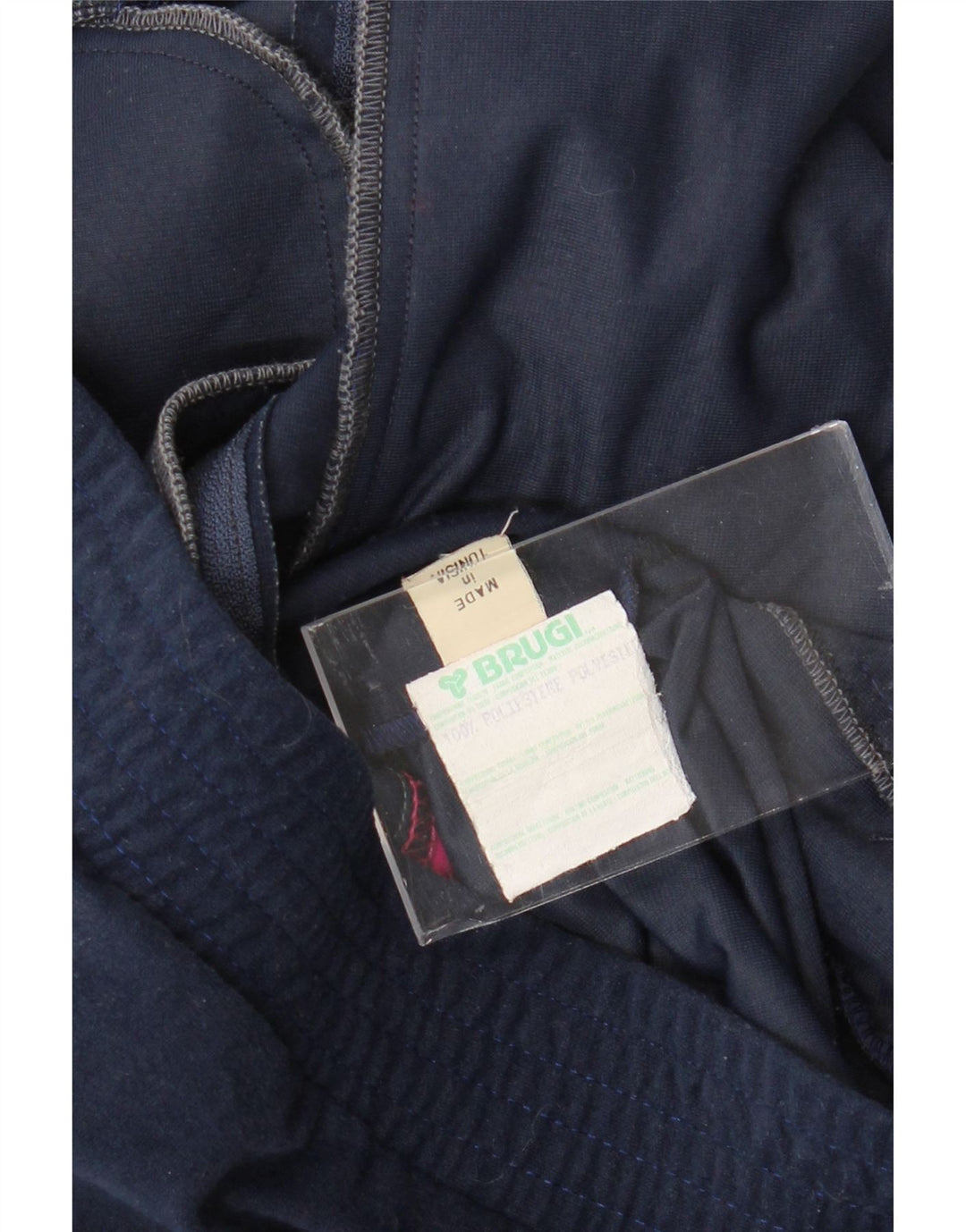 BRUGI Chaqueta de chándal para hombre, talla grande, poliéster con bloques de color multicolor