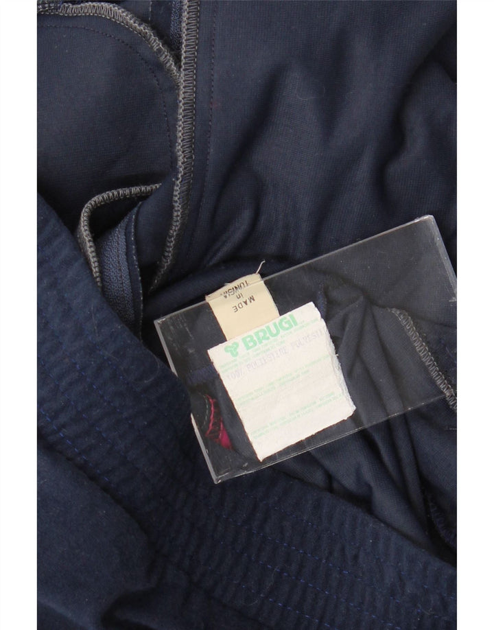 BRUGI Chaqueta de chándal para hombre, talla grande, poliéster con bloques de color multicolor