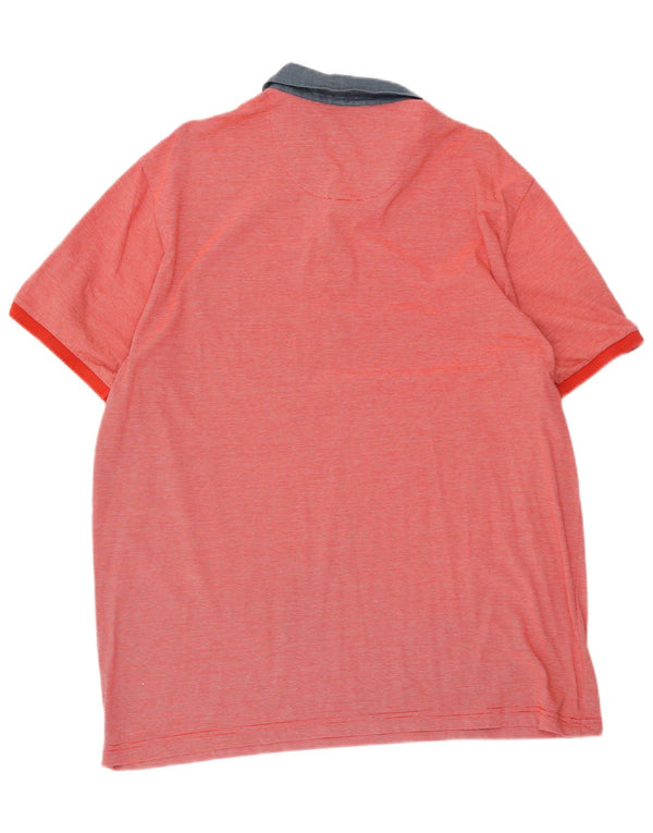 Polo Penguin Hombre XL Rayas Rojas