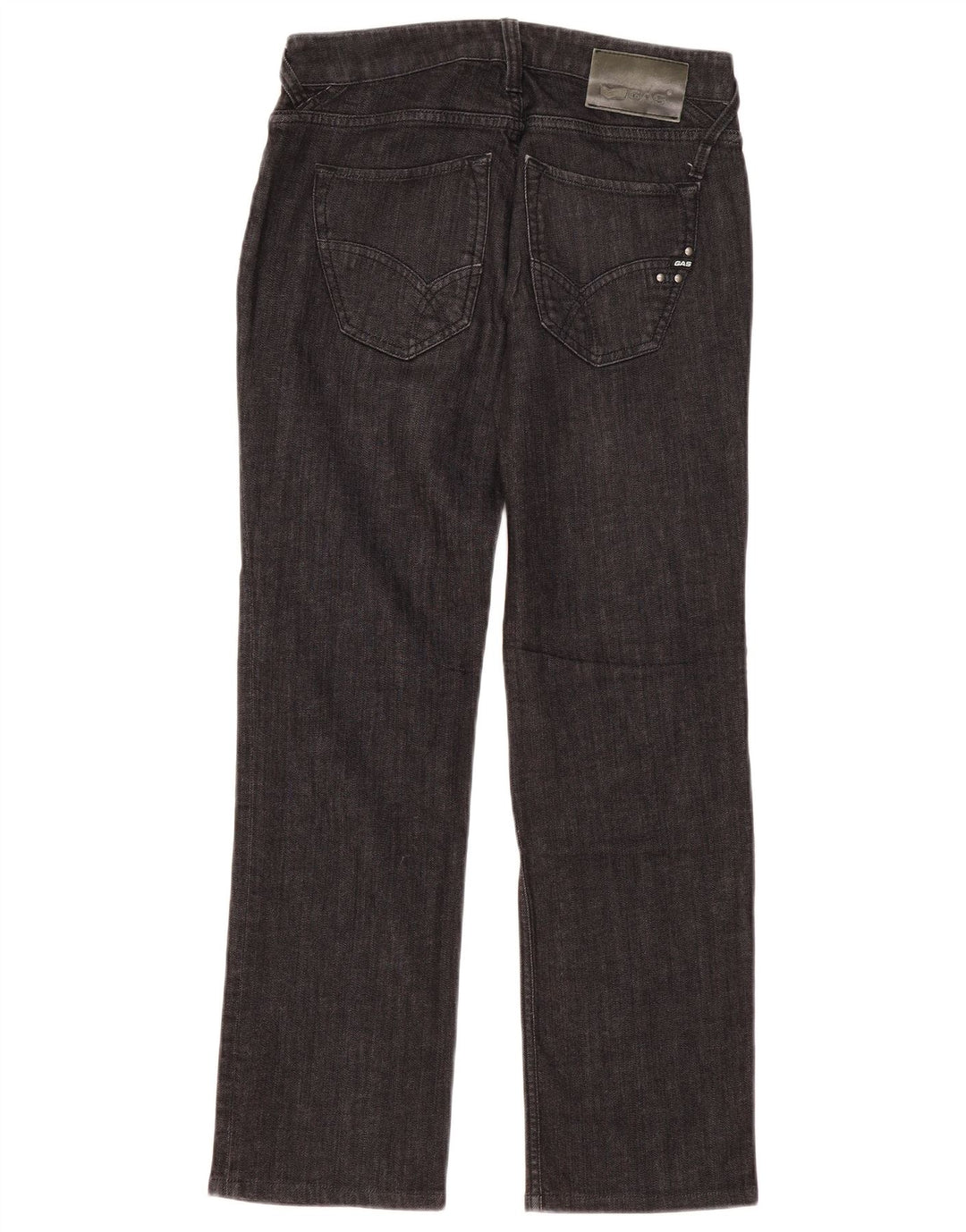 Vaqueros Recto Mujer Gas W30 L30 Gris Algodón