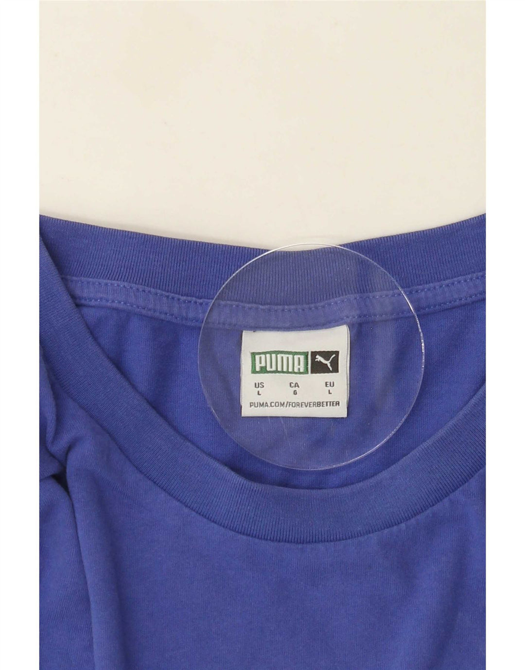 Camiseta Puma Hombre Top Grande Azul