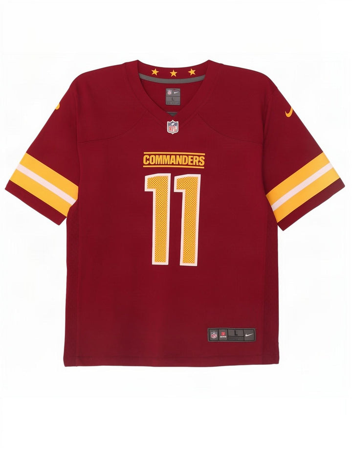 Nike Mens Washington Commanders Graphic Camiseta Top Grande Borgoña