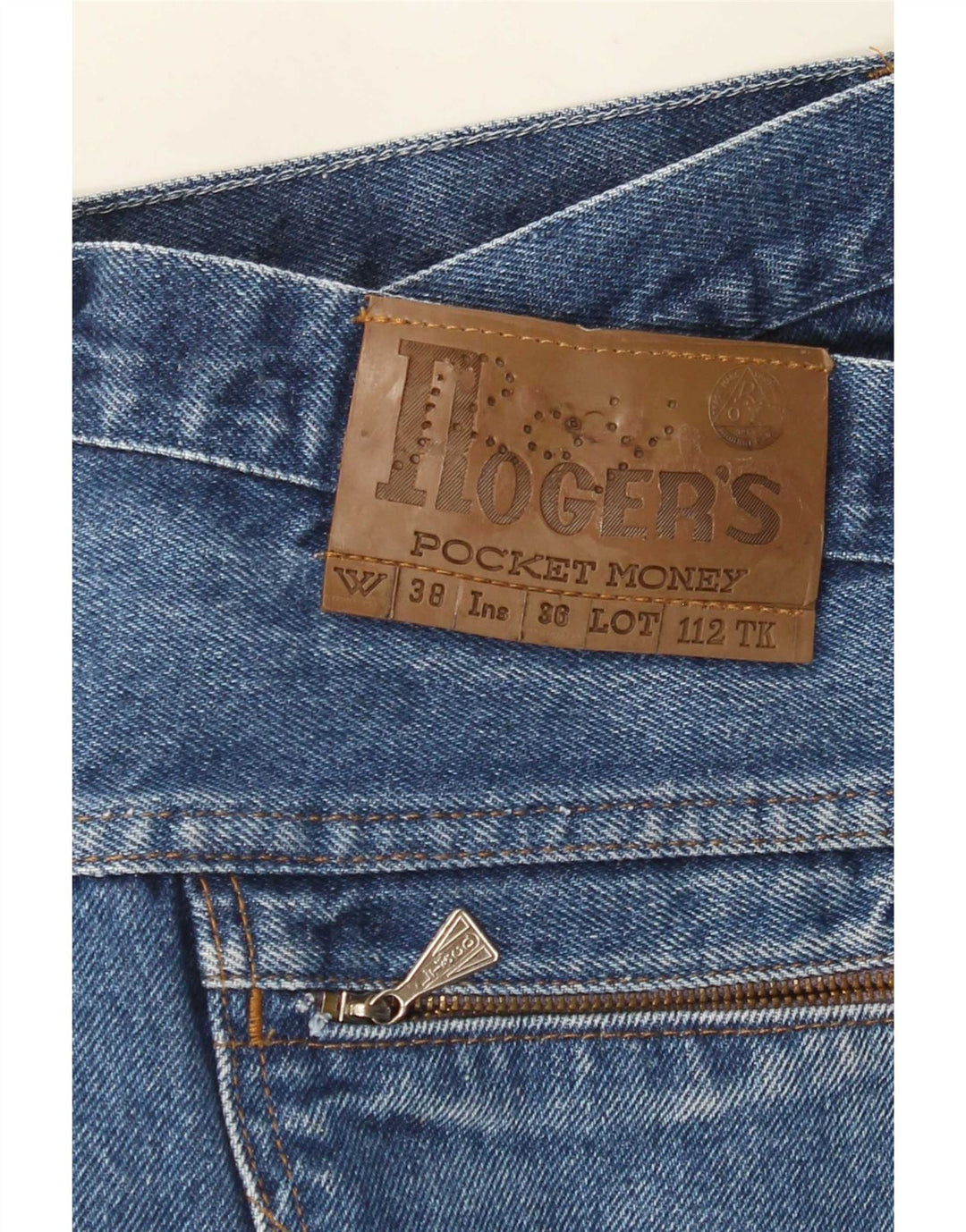 Roy Rogers Vaqueros rectos para hombre W38 L30 azul