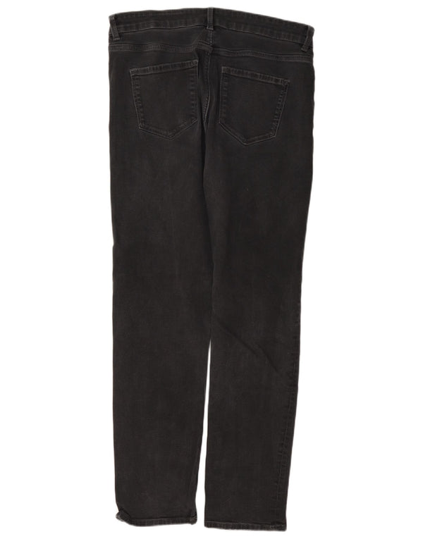 Marks & Spencer Womens The Sophia Straight Jeans UK14 Large W34 L29 Black