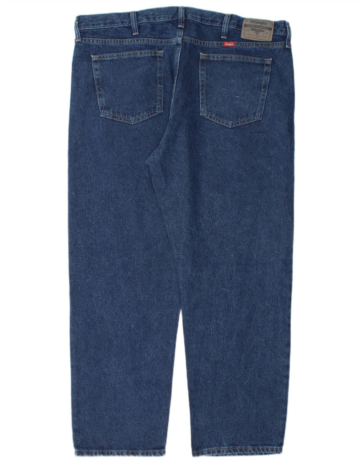 Vaqueros Wrangler Hombre Rectos W40 L30 Algodón Azul Marino