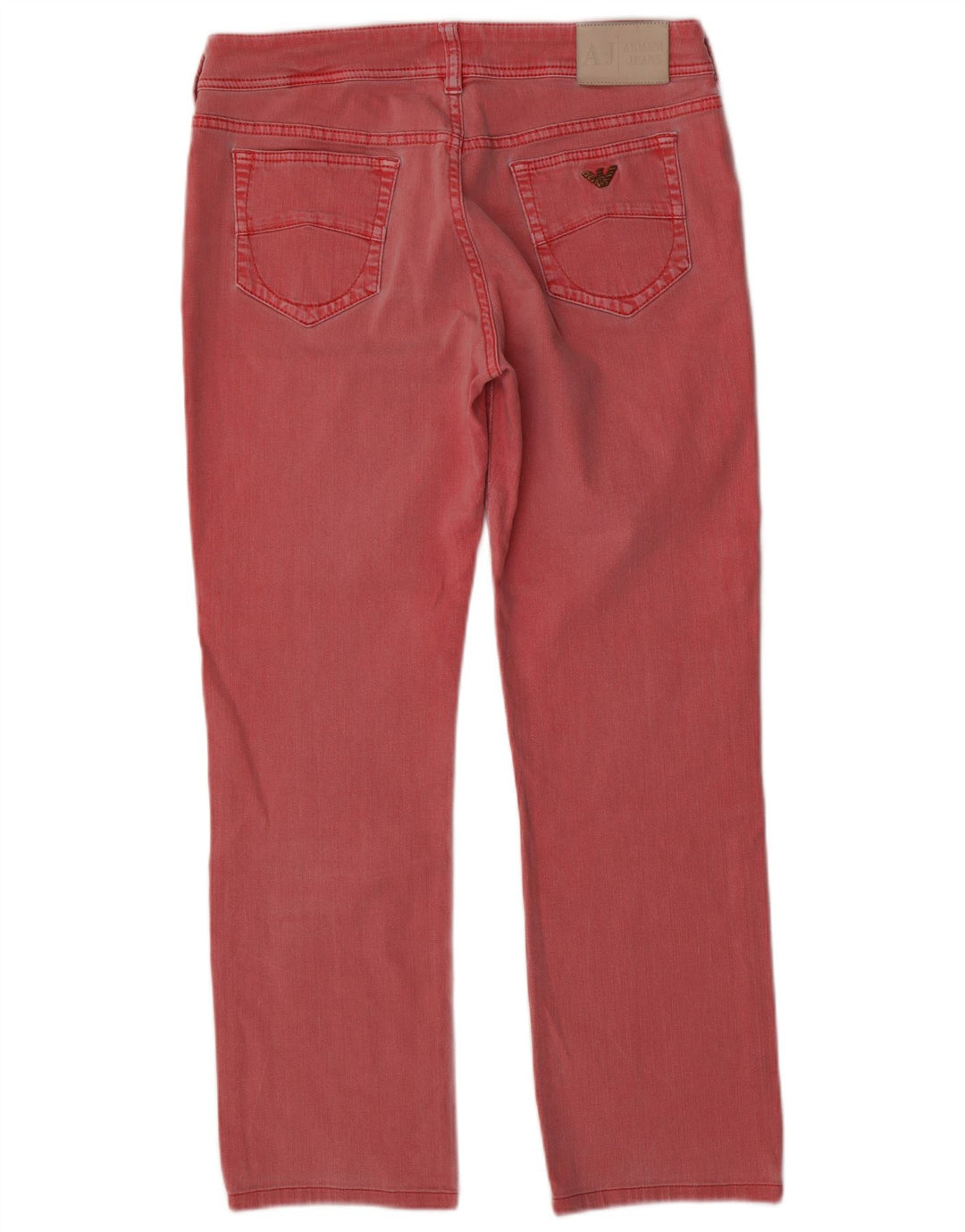 Jeans Armani Mujer Rectos W31 L28 Algodón Rosa