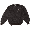 VINTAGE Womens Crew Neck Jumper Sweater IT 46 Large Black Striped Vintage Vintage and Second-Hand Vintage from Messina Hembry 
